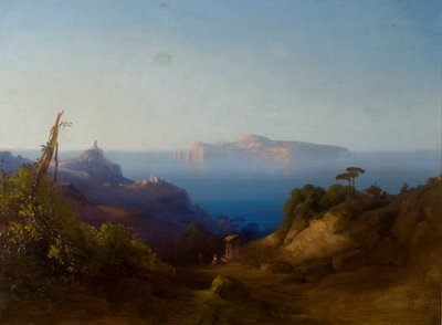 Vue de Capri - Consalvo Carelli